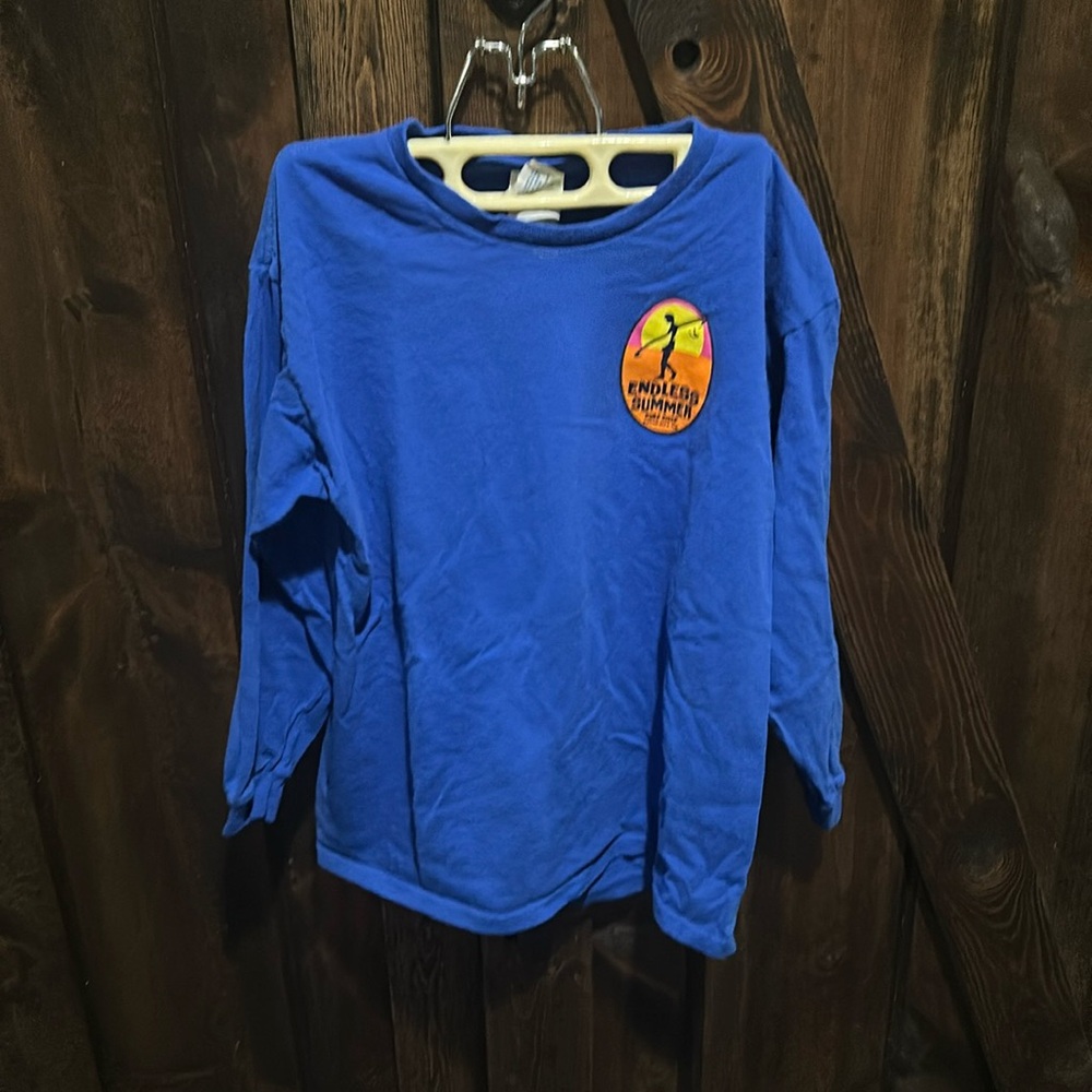 Blue Endless Summer Children’s Long-Sleeved Tee, Size Large